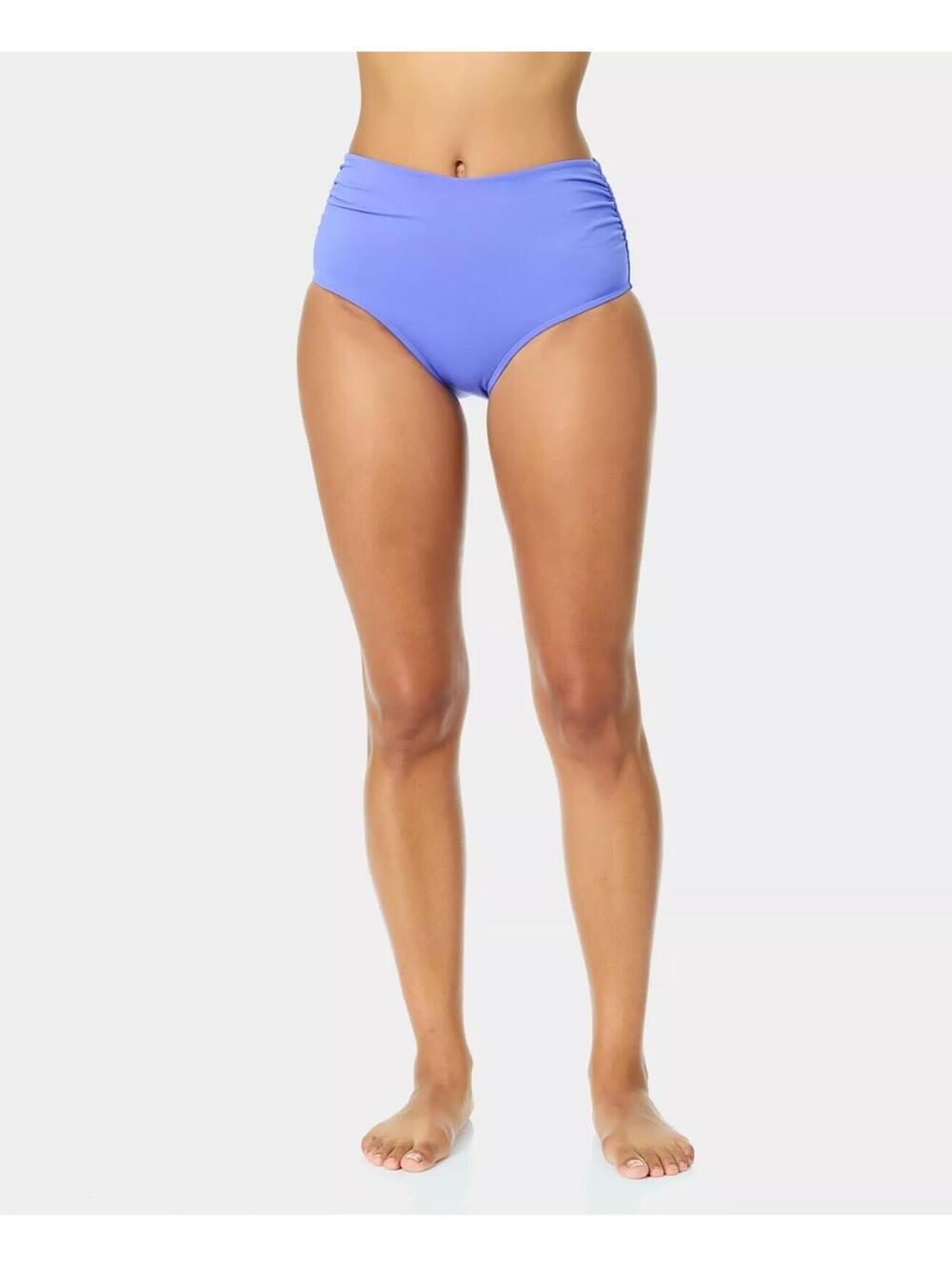 56$ Anne Cole Swimwear High-Waist Bikini Bottoms Women's Size M Periwinkle Blue